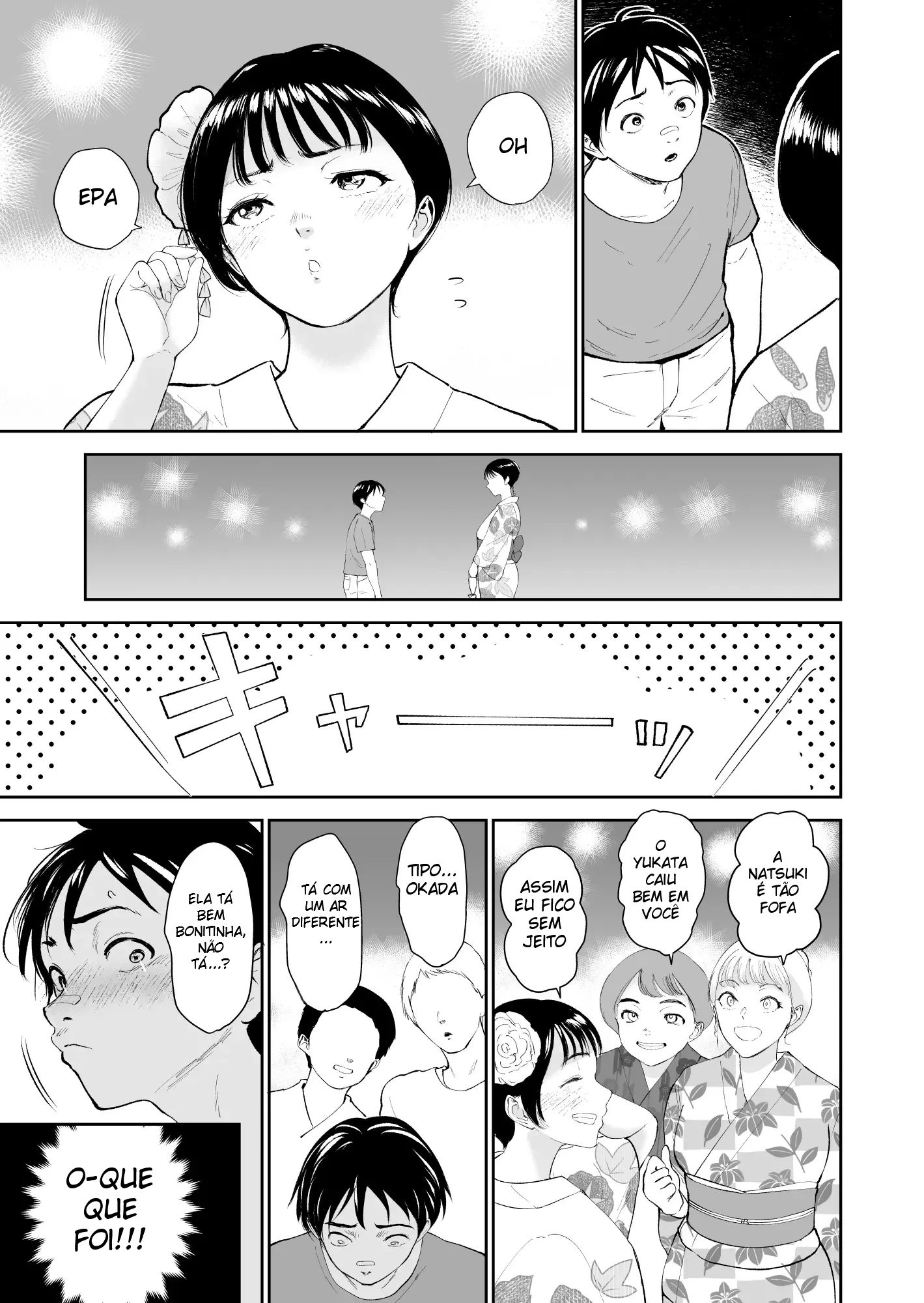 O Verão de Natsuki ~ Minha Amiga de Seios Fartos Foi Transformada Em Mulher Pelas Mãos de Um Adulto Durante o Verão - 8
