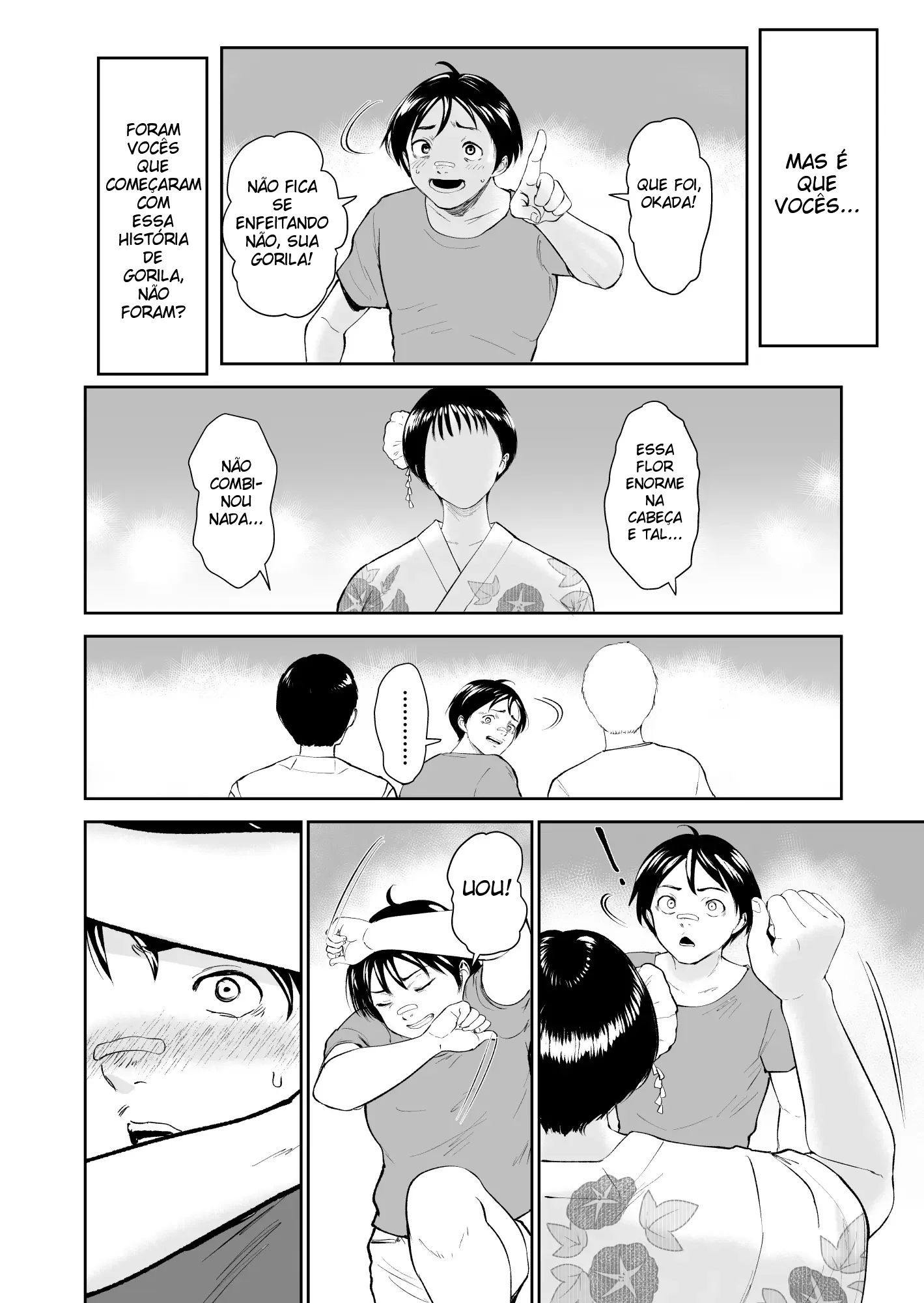 O Verão de Natsuki ~ Minha Amiga de Seios Fartos Foi Transformada Em Mulher Pelas Mãos de Um Adulto Durante o Verão - 9