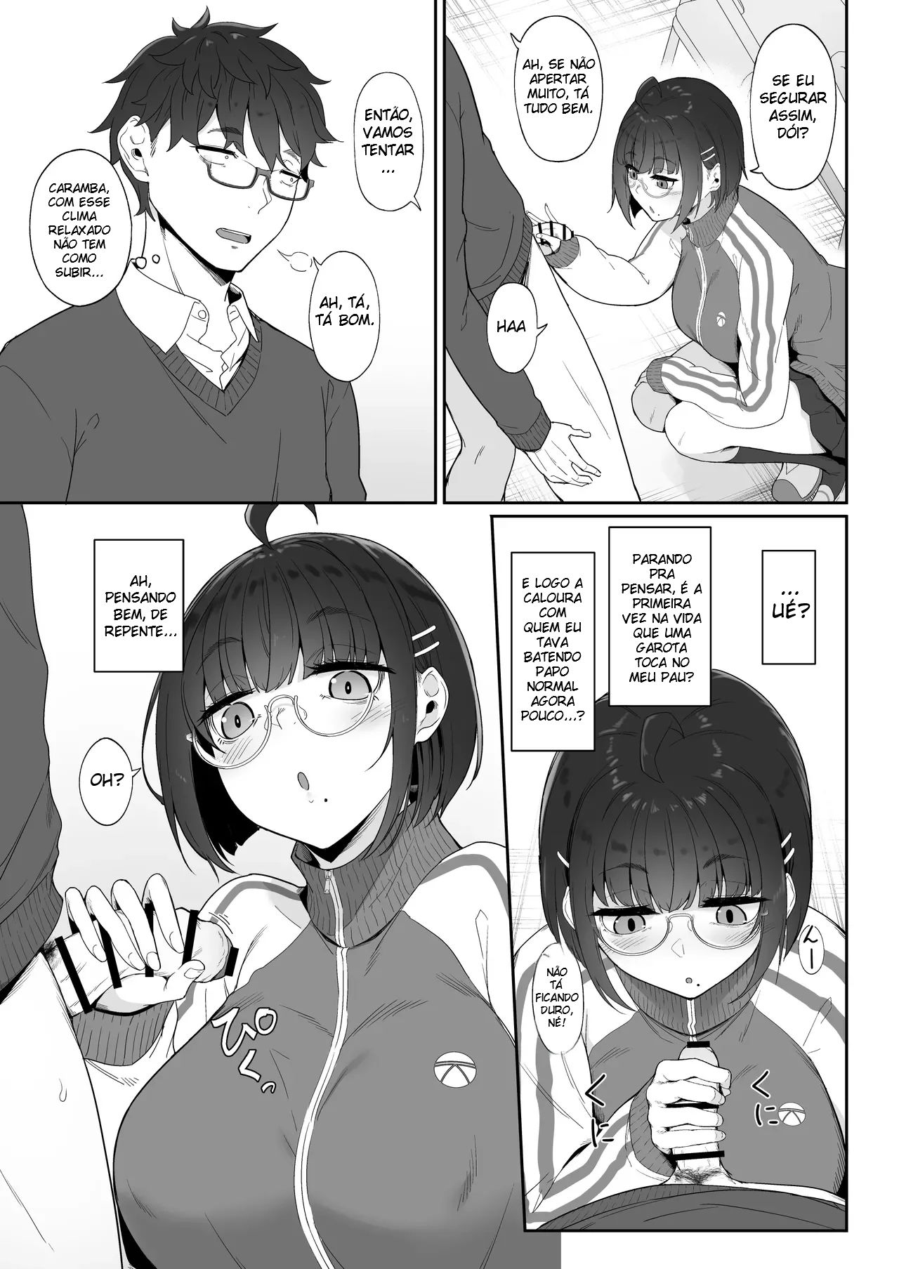 A História de Quando Emprestei Um Mangá para a Minha Kouhai Otaku e Ela Me Masturbou - 10