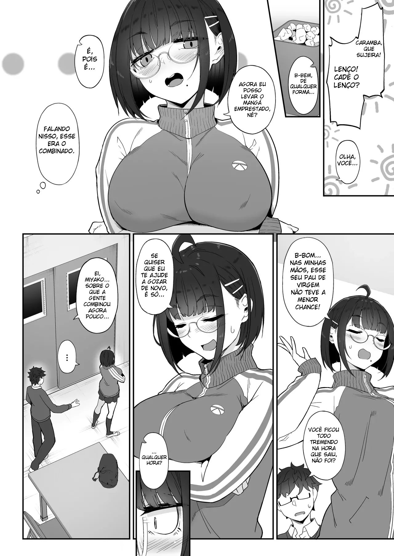 A História de Quando Emprestei Um Mangá para a Minha Kouhai Otaku e Ela Me Masturbou - 15