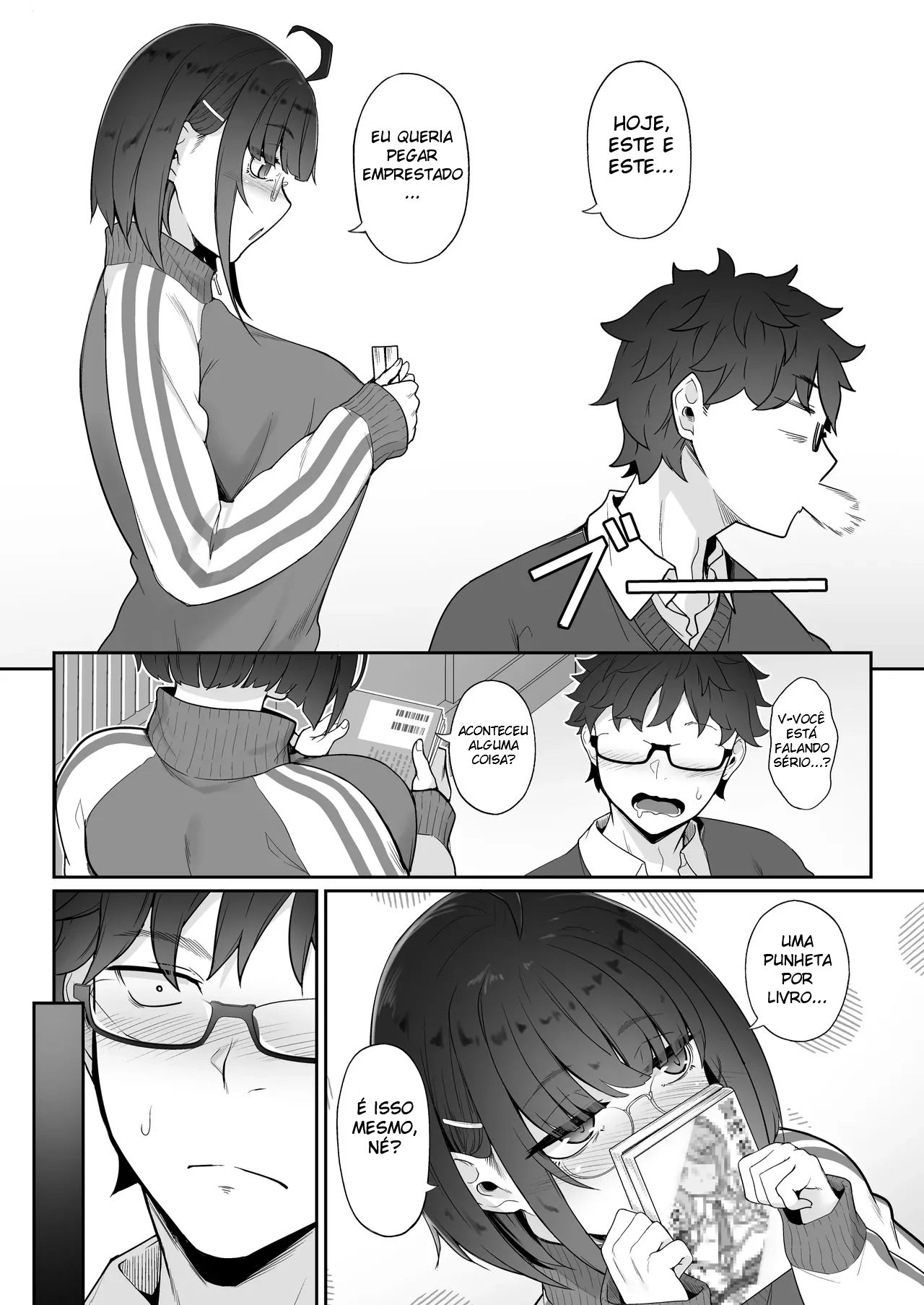 A História de Quando Emprestei Um Mangá para a Minha Kouhai Otaku e Ela Me Masturbou - 19
