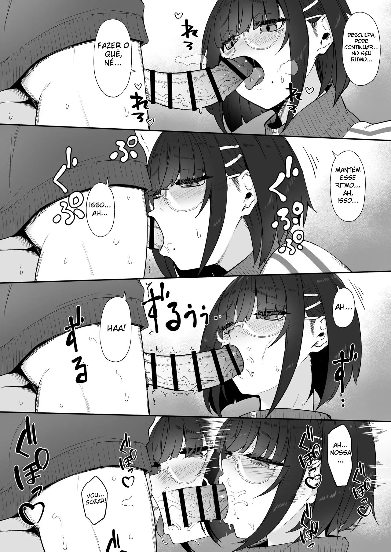 A História de Quando Emprestei Um Mangá para a Minha Kouhai Otaku e Ela Me Masturbou - 24