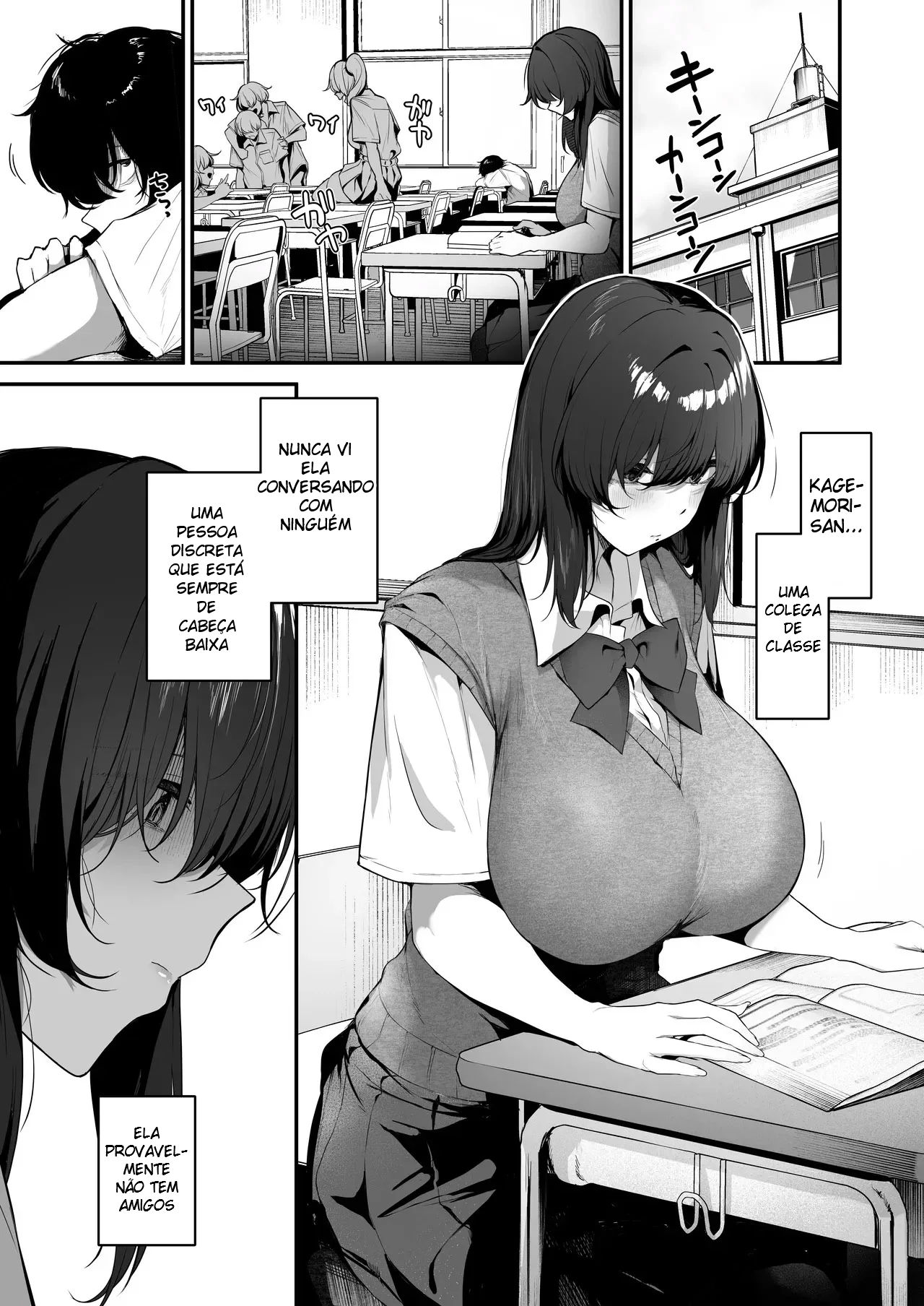 Eu Sou o Único Que Sabe Que a Kagemori-san, Uma Introvertida Solitária, é na Verdade Uma Superpervertida Tímida - 2