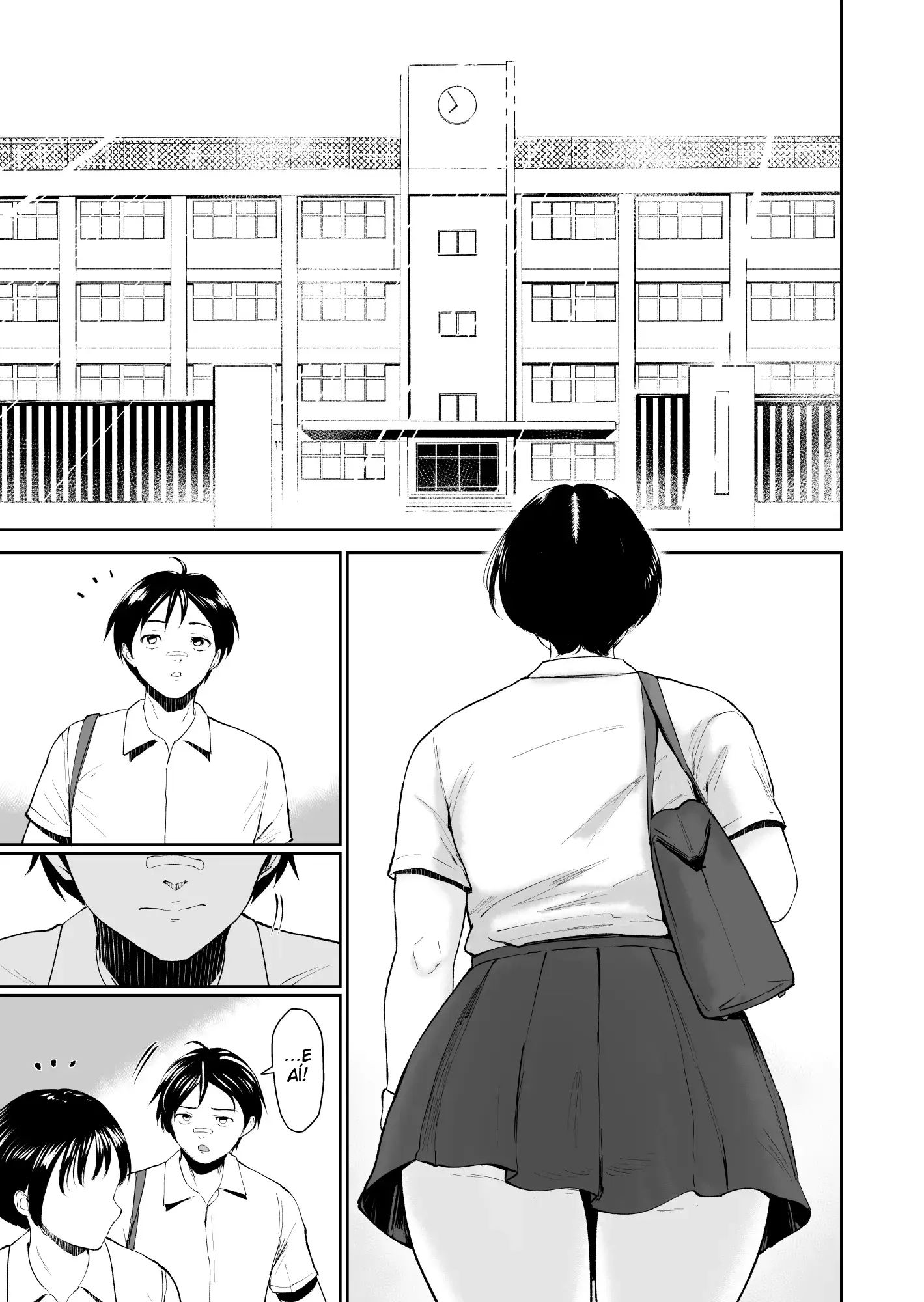 O Verão de Natsuki ~ Minha Amiga de Seios Fartos Foi Transformada Em Mulher Pelas Mãos de Um Adulto Durante o Verão - 32