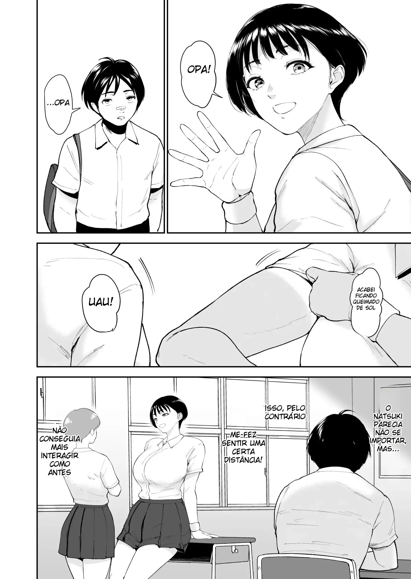 O Verão de Natsuki ~ Minha Amiga de Seios Fartos Foi Transformada Em Mulher Pelas Mãos de Um Adulto Durante o Verão - 33