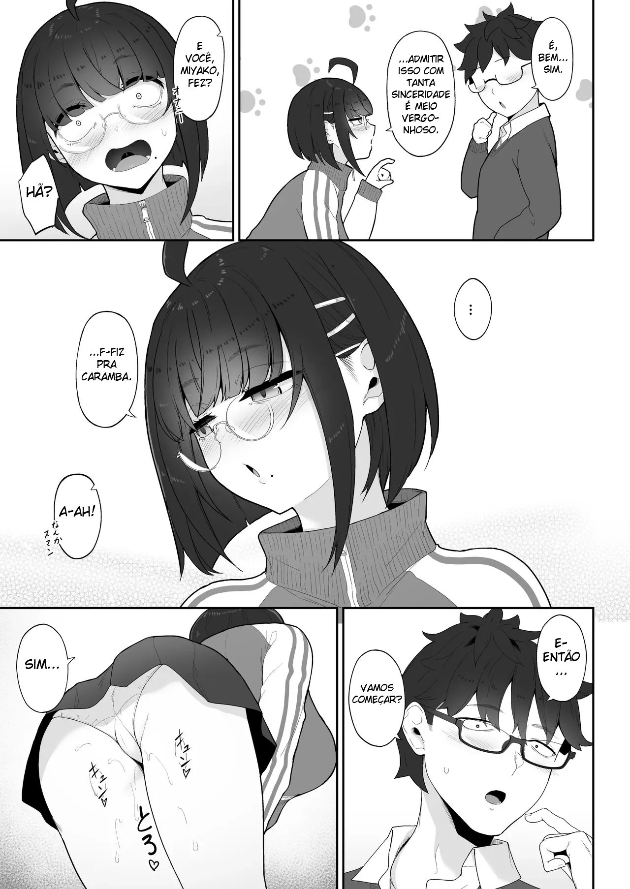 A História de Quando Emprestei Um Mangá para a Minha Kouhai Otaku e Ela Me Masturbou - 39