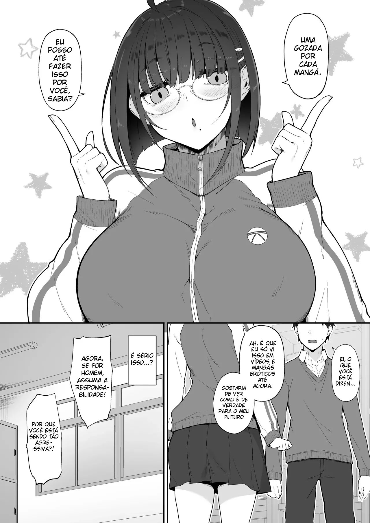 A História de Quando Emprestei Um Mangá para a Minha Kouhai Otaku e Ela Me Masturbou - 7