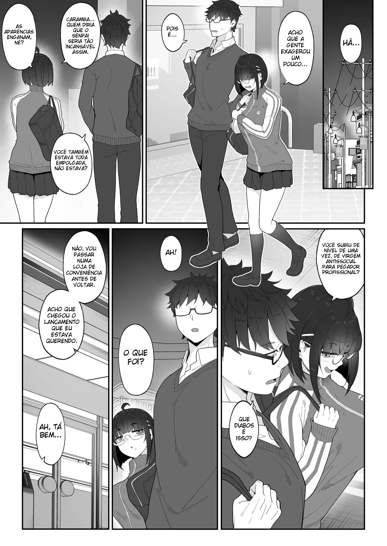 A História de Quando Emprestei Um Mangá para a Minha Kouhai Otaku e Ela Me Masturbou - 73
