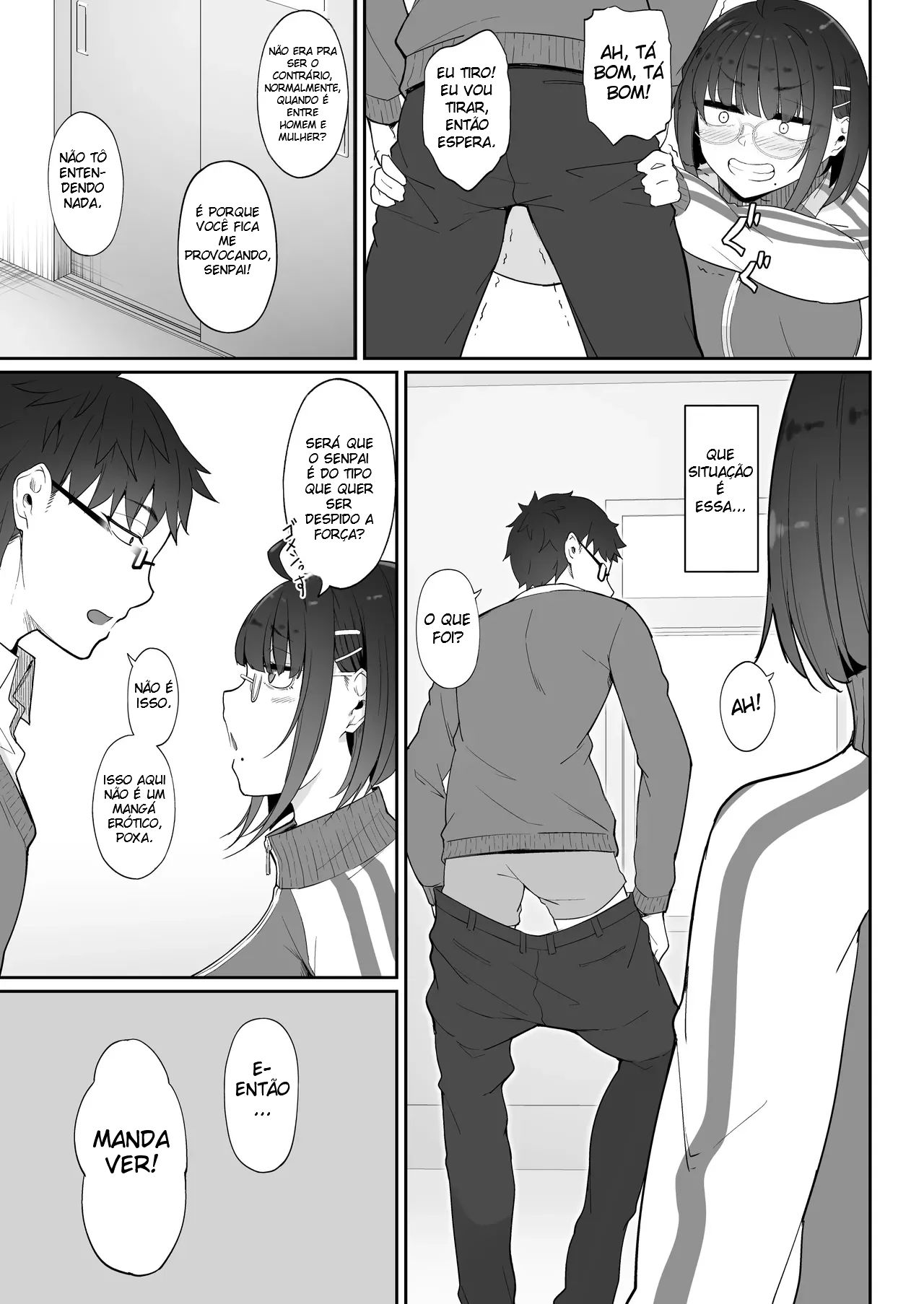A História de Quando Emprestei Um Mangá para a Minha Kouhai Otaku e Ela Me Masturbou - 8
