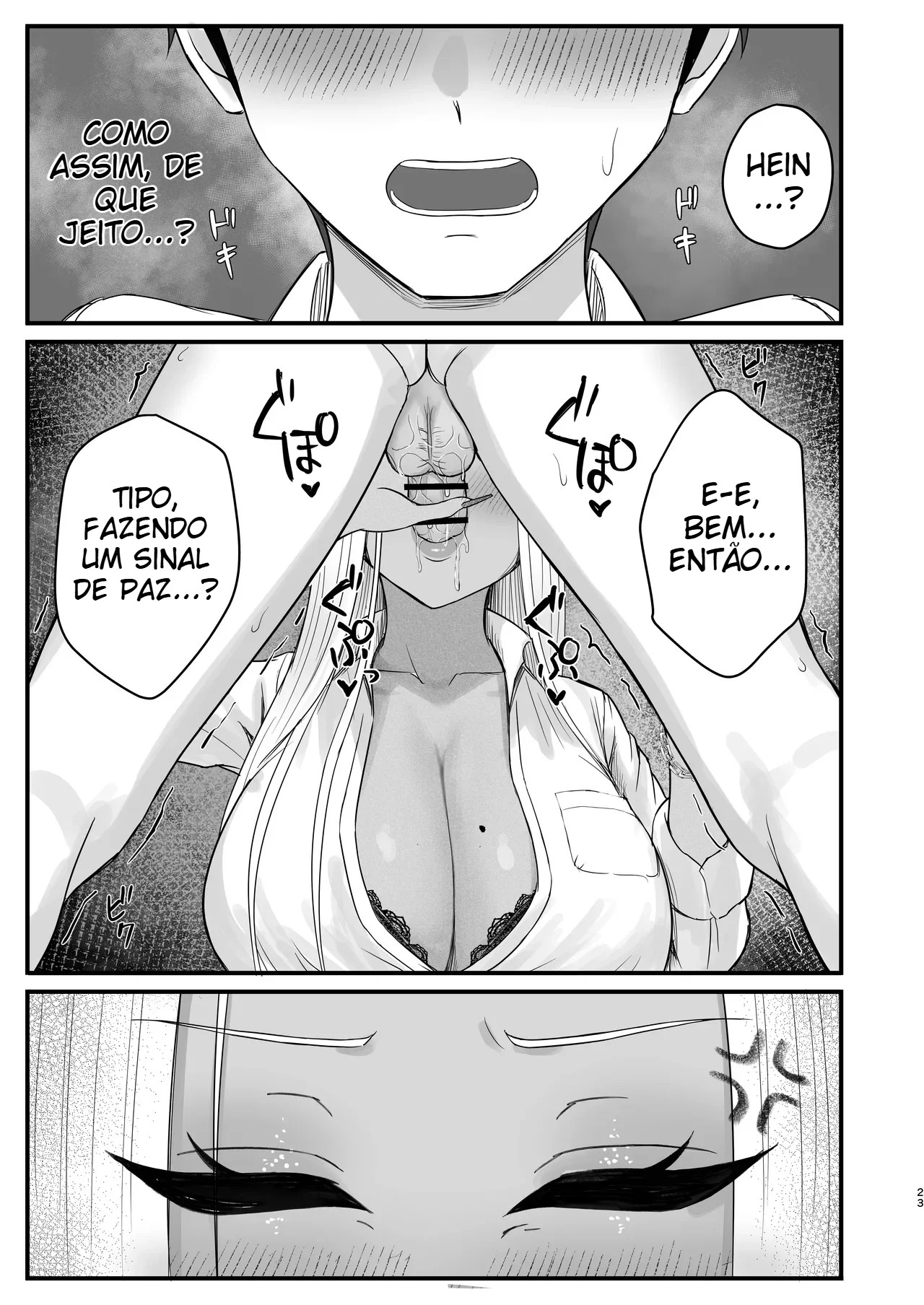 Minha Amiga Gyaru Que No Fundo Cede Fácil à Insistência - 20