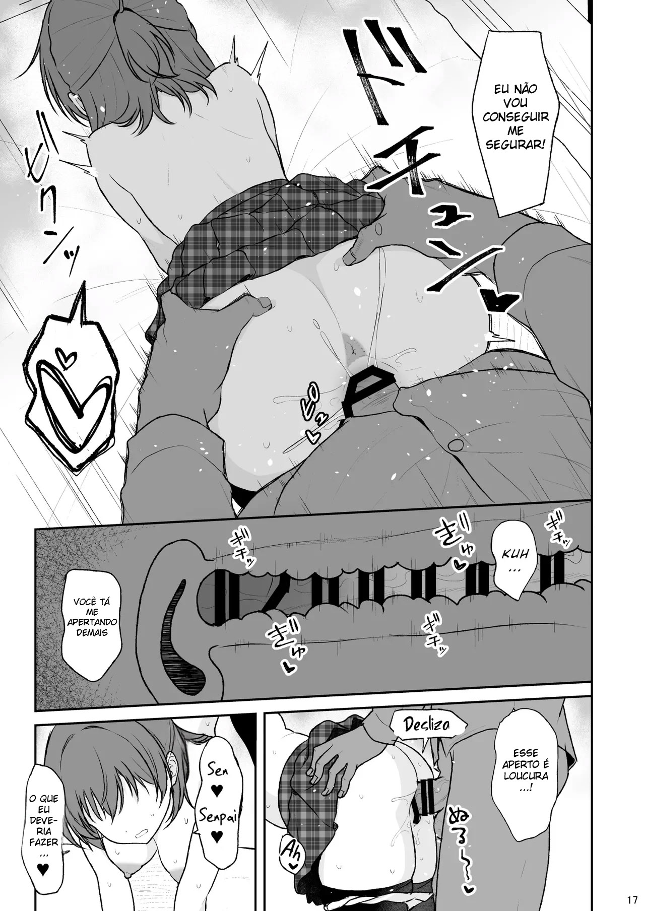Treinando Minha Kouhai Avoada para Virar Uma Pervertida Viciada Em Orgasmos Internos - 16