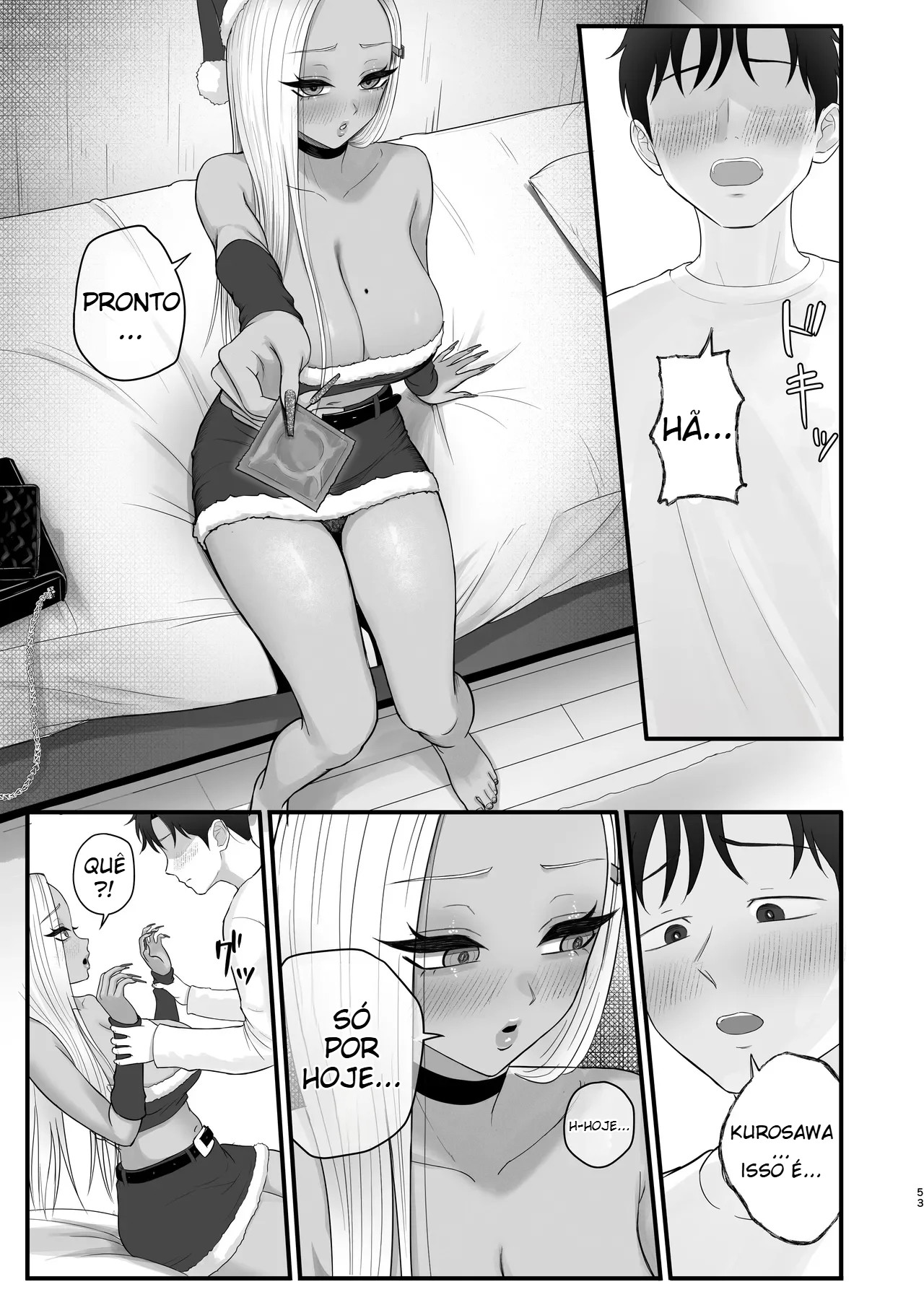 Minha Amiga Gyaru Que No Fundo Cede Fácil à Insistência - 50