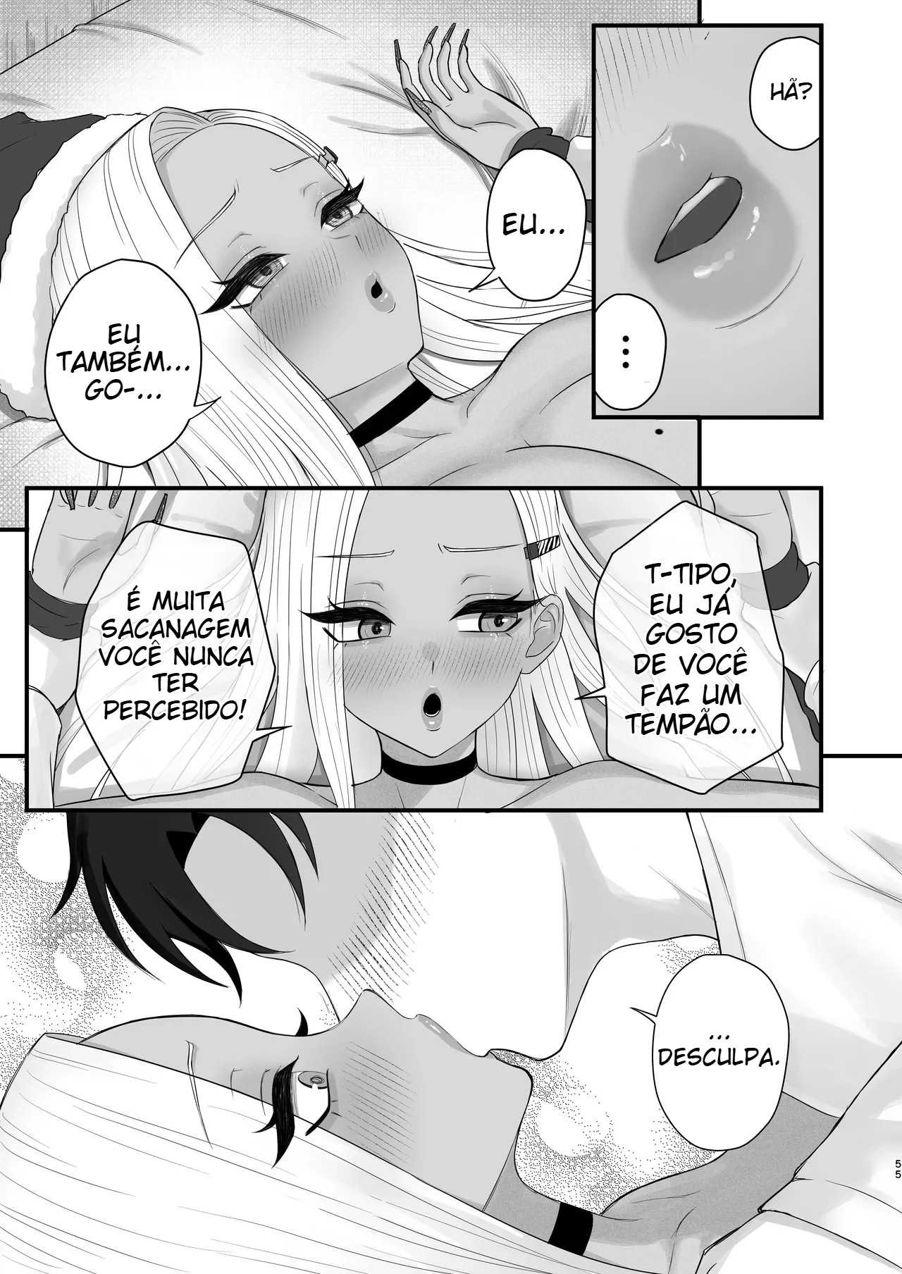 Minha Amiga Gyaru Que No Fundo Cede Fácil à Insistência - 52