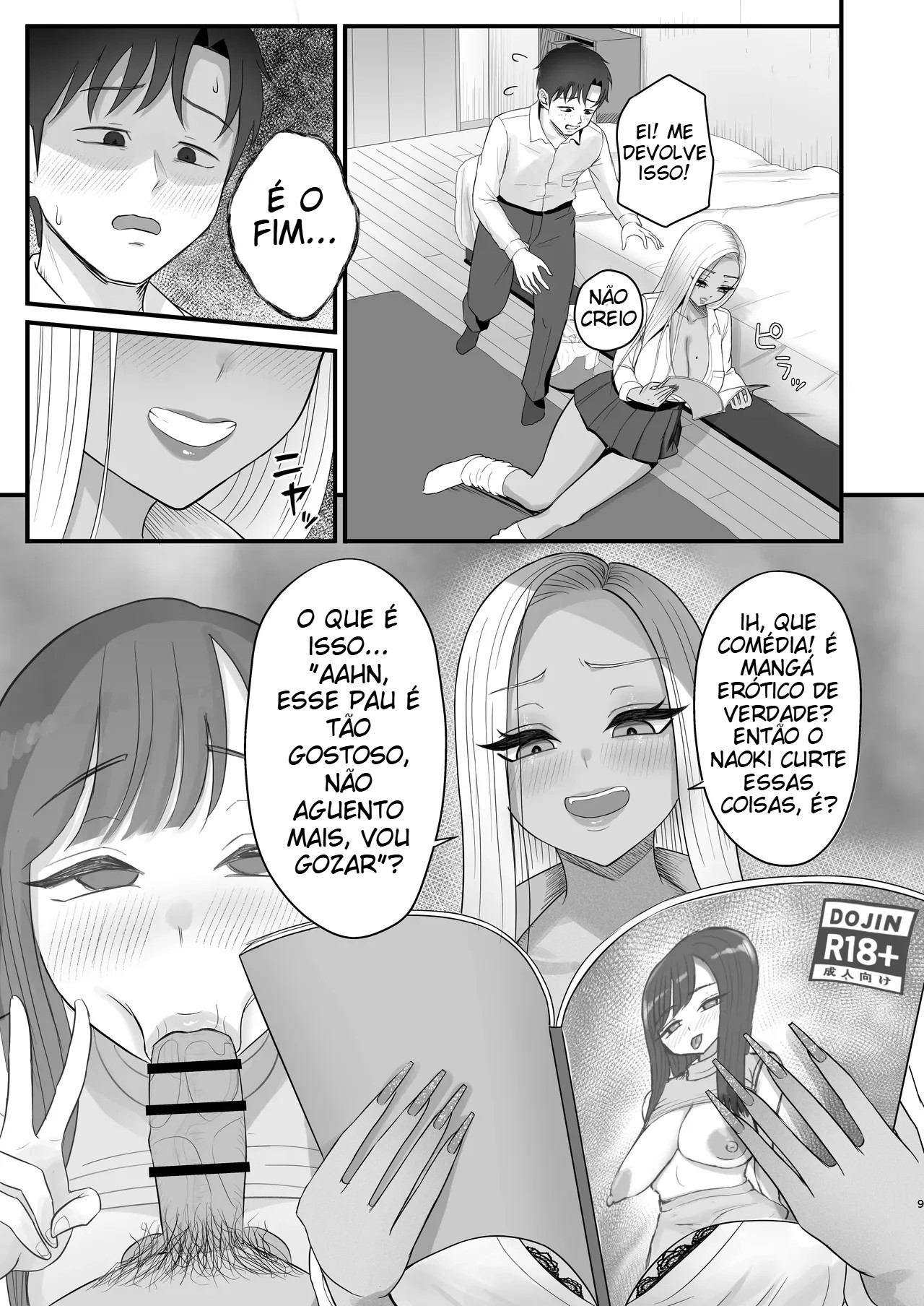 Minha Amiga Gyaru Que No Fundo Cede Fácil à Insistência - 6