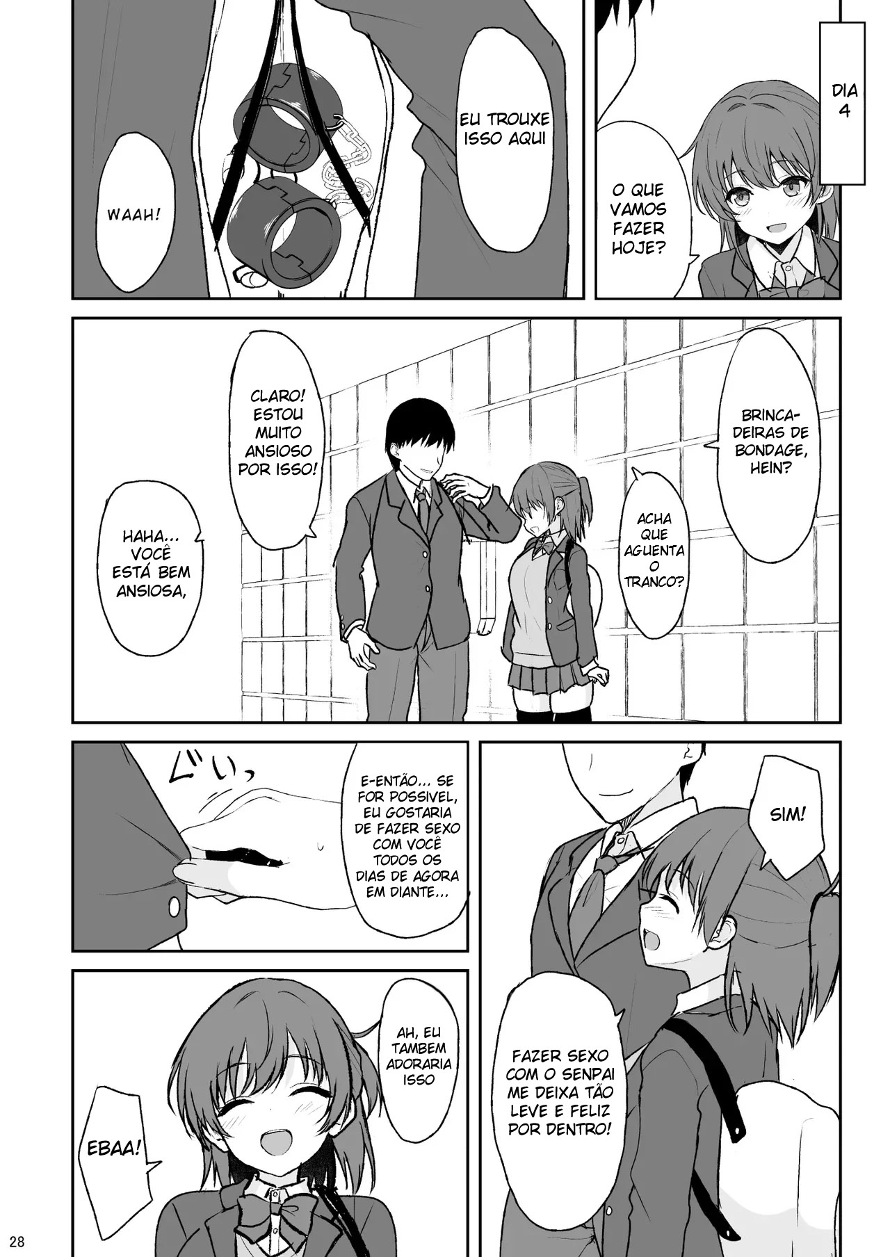 Treinando Minha Kouhai Avoada para Virar Uma Pervertida Viciada Em Orgasmos Internos - 27