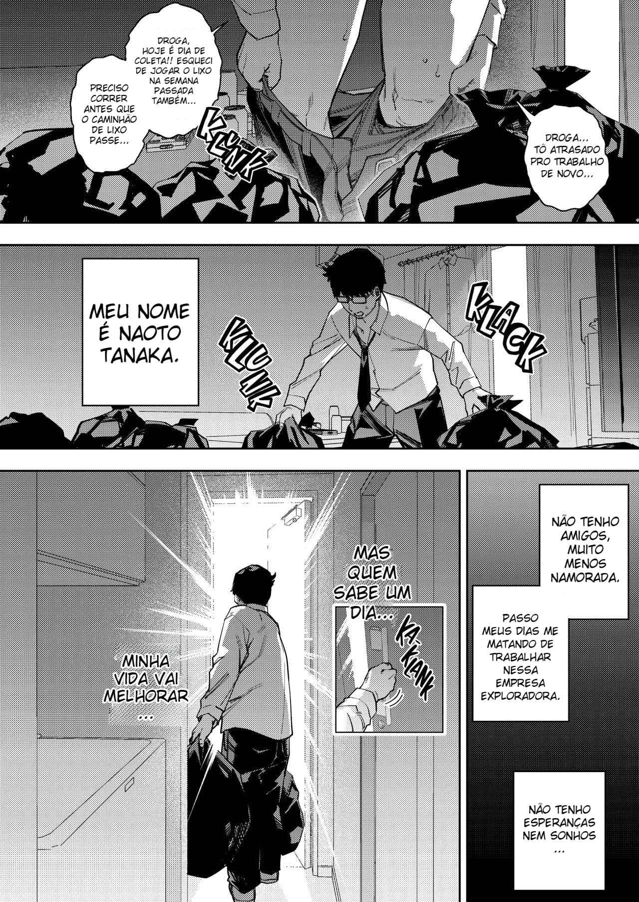 O Escravo Assalariado e a Esposa Gyaru Que Mora Ao Lado - 3
