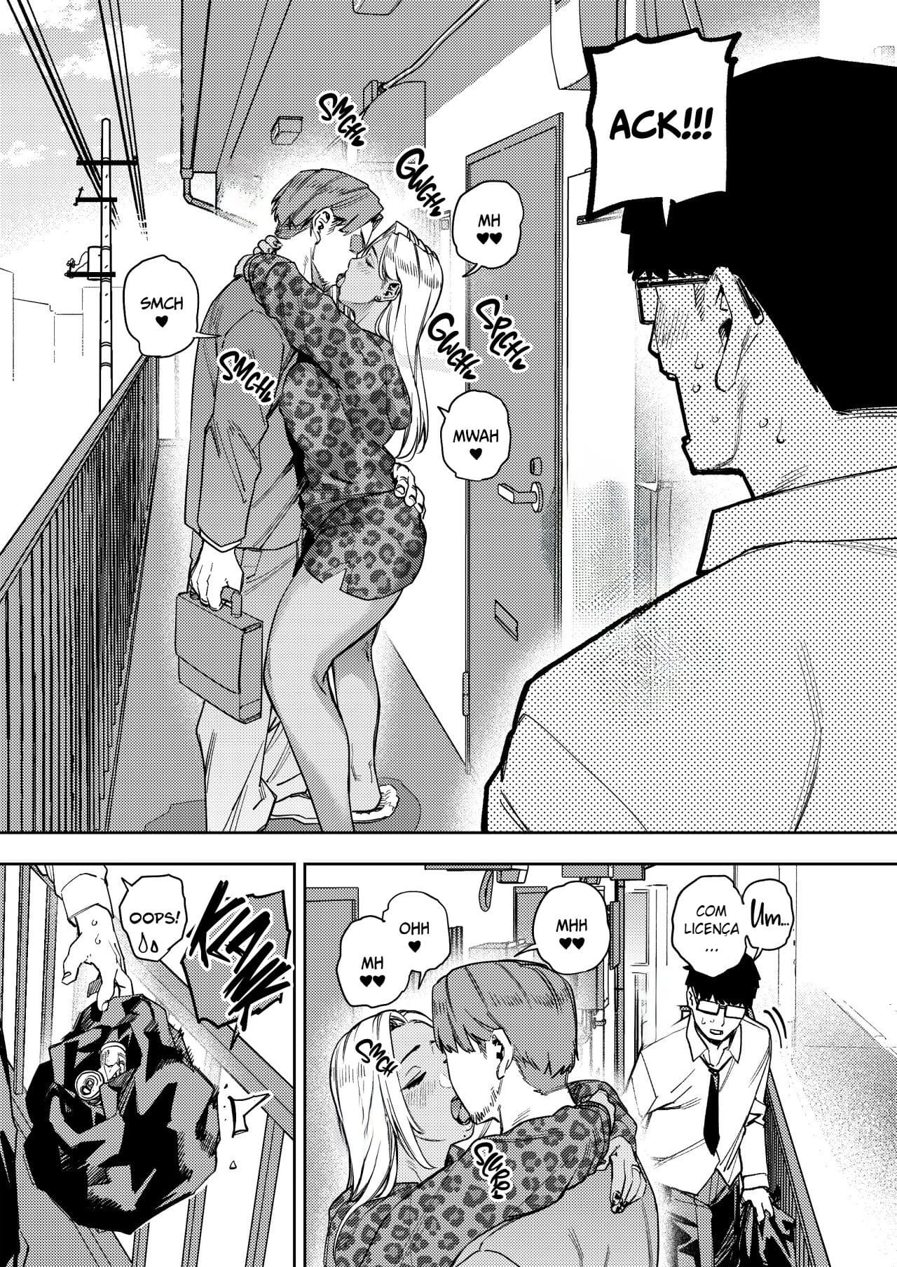 O Escravo Assalariado e a Esposa Gyaru Que Mora Ao Lado - 4