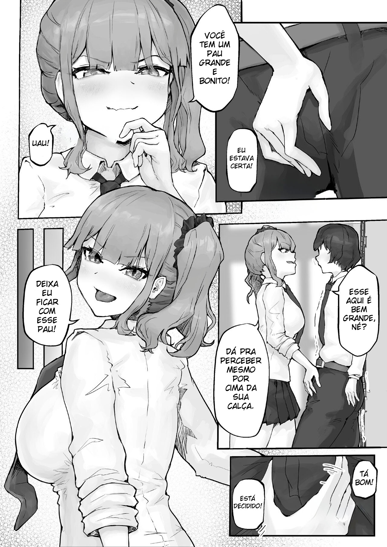A Gyaru de Seios Fartos é Viciada em Pau Grande ~ Devorando o Introvertido Bem-Dotado ~ - 7