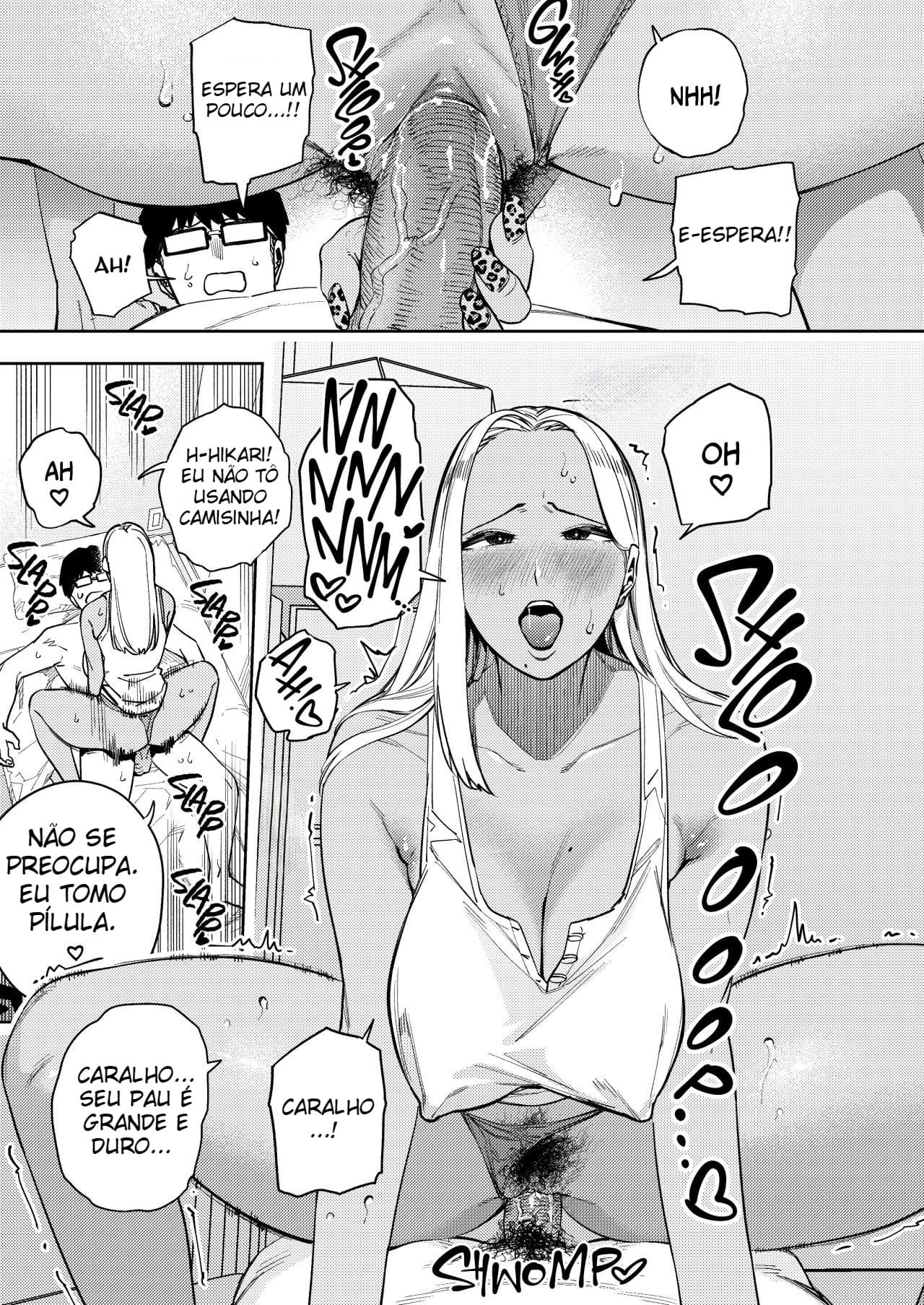 O Escravo Assalariado e a Esposa Gyaru Que Mora Ao Lado - 24