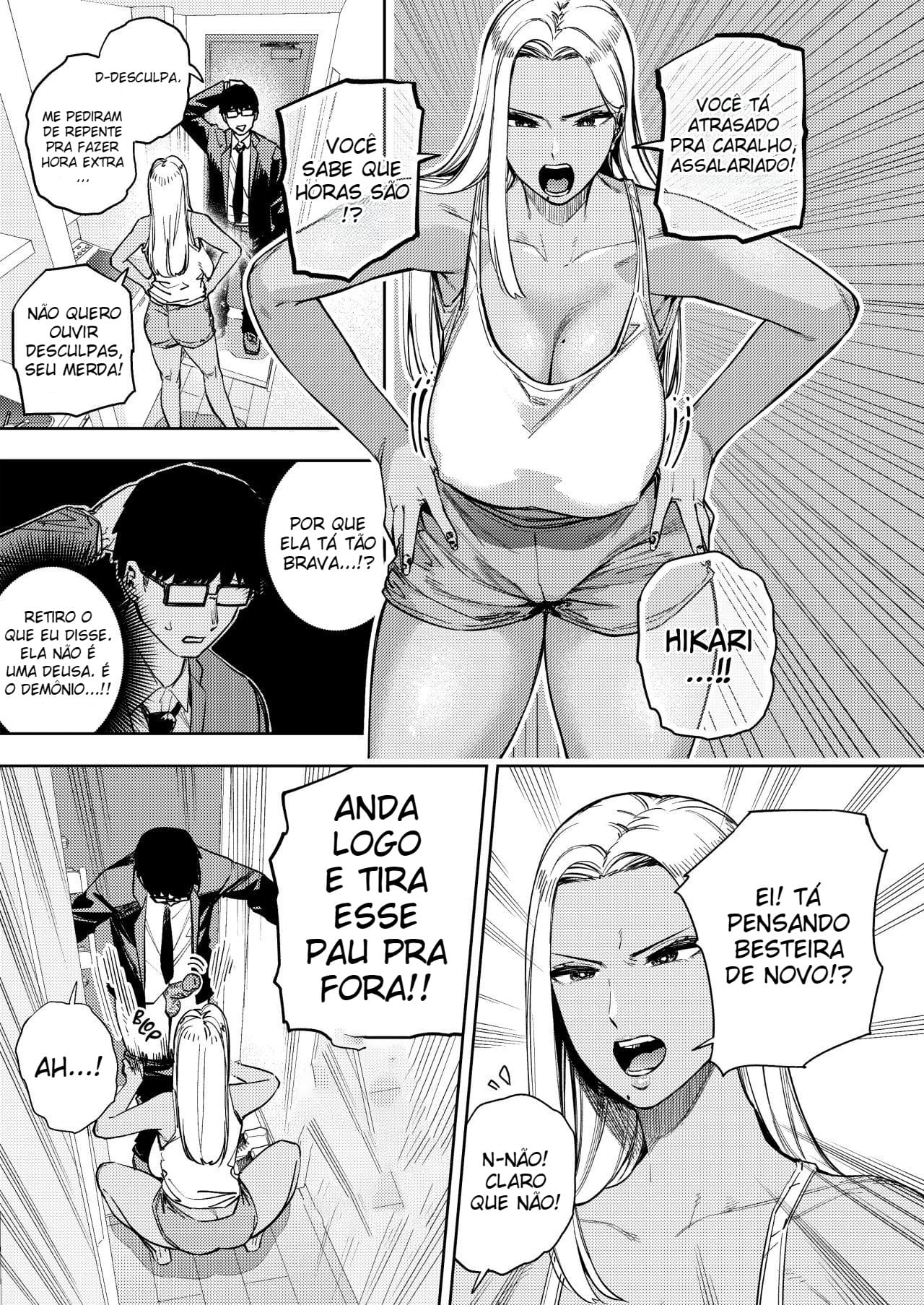 O Escravo Assalariado e a Esposa Gyaru Que Mora Ao Lado - 30