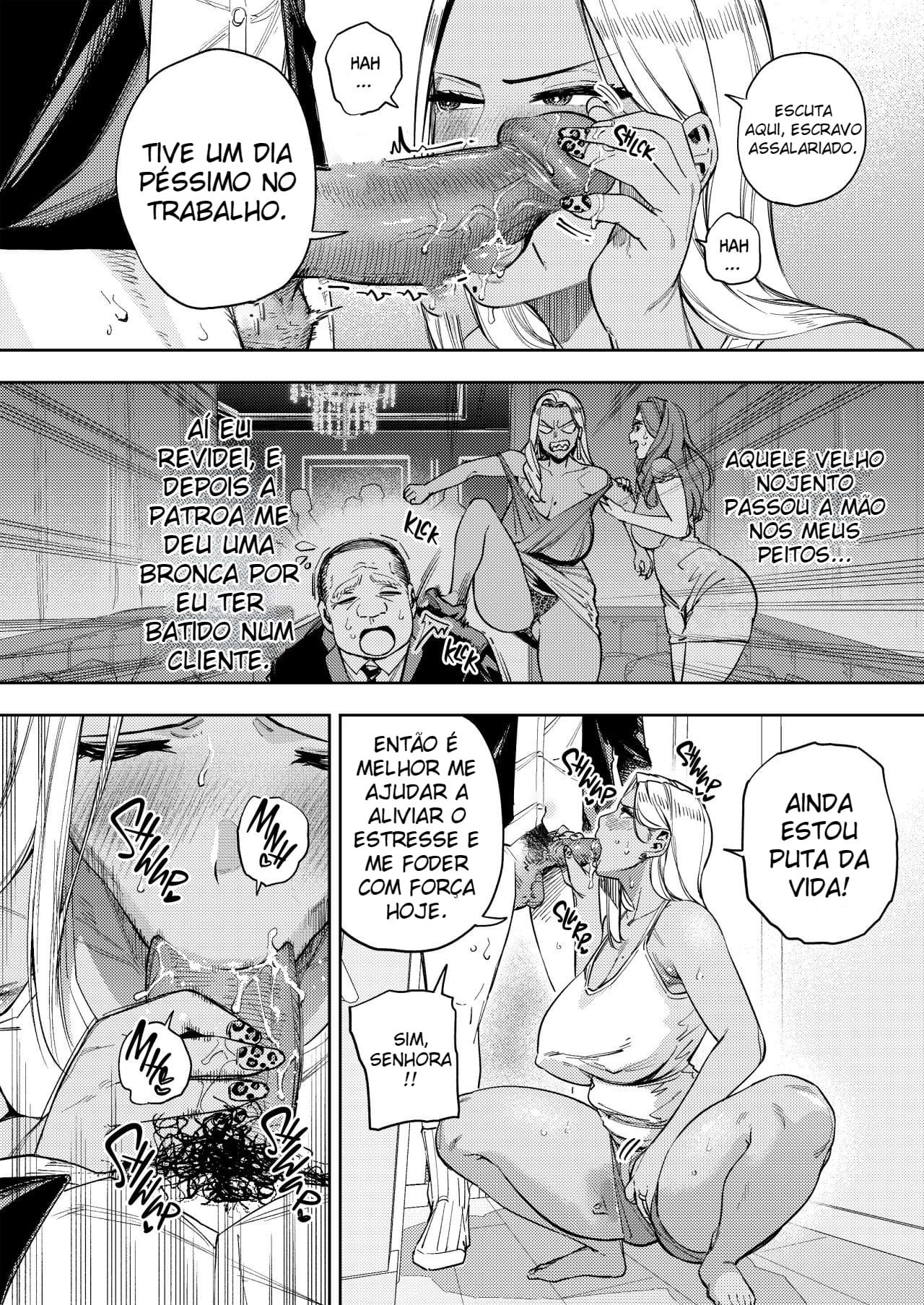 O Escravo Assalariado e a Esposa Gyaru Que Mora Ao Lado - 33