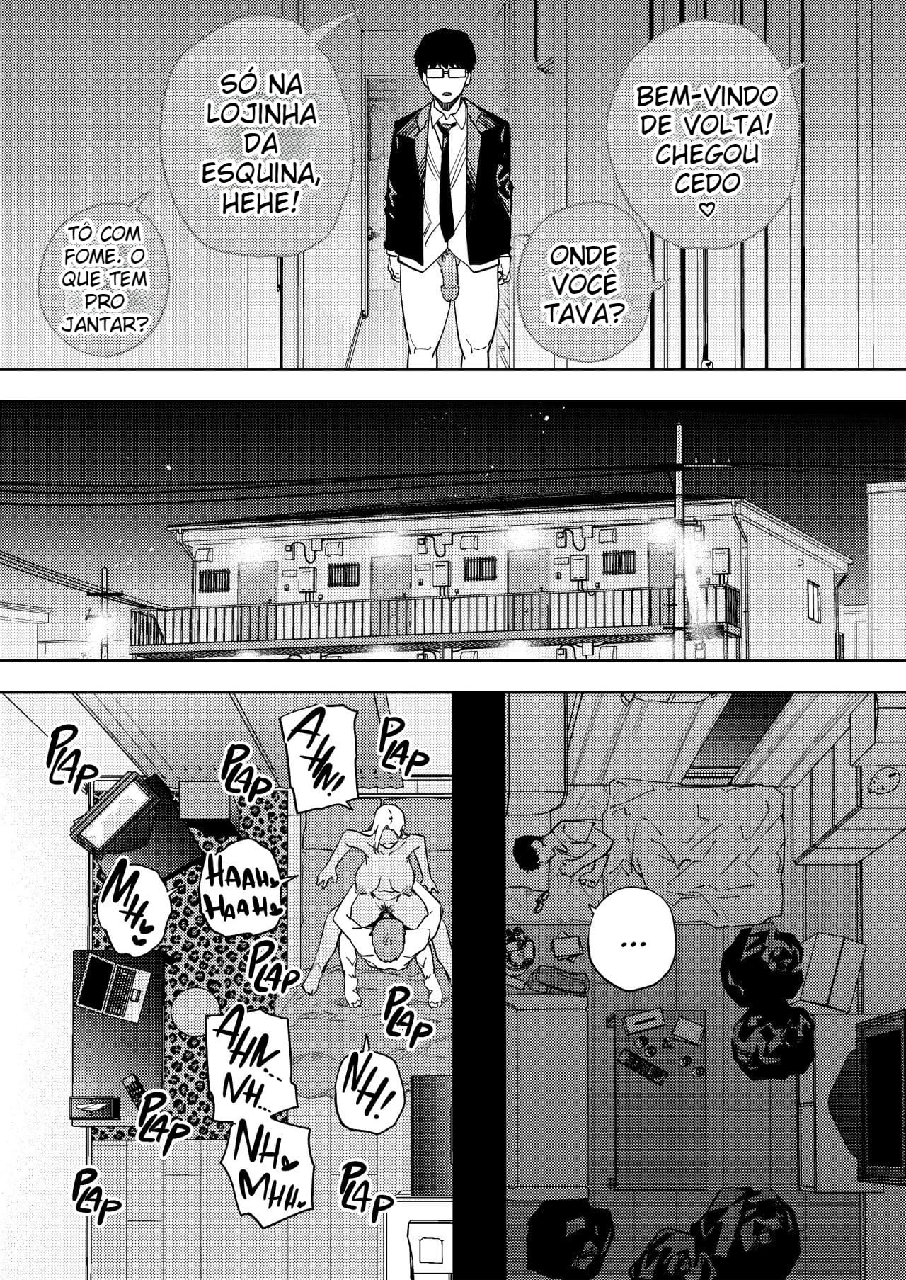 O Escravo Assalariado e a Esposa Gyaru Que Mora Ao Lado - 44