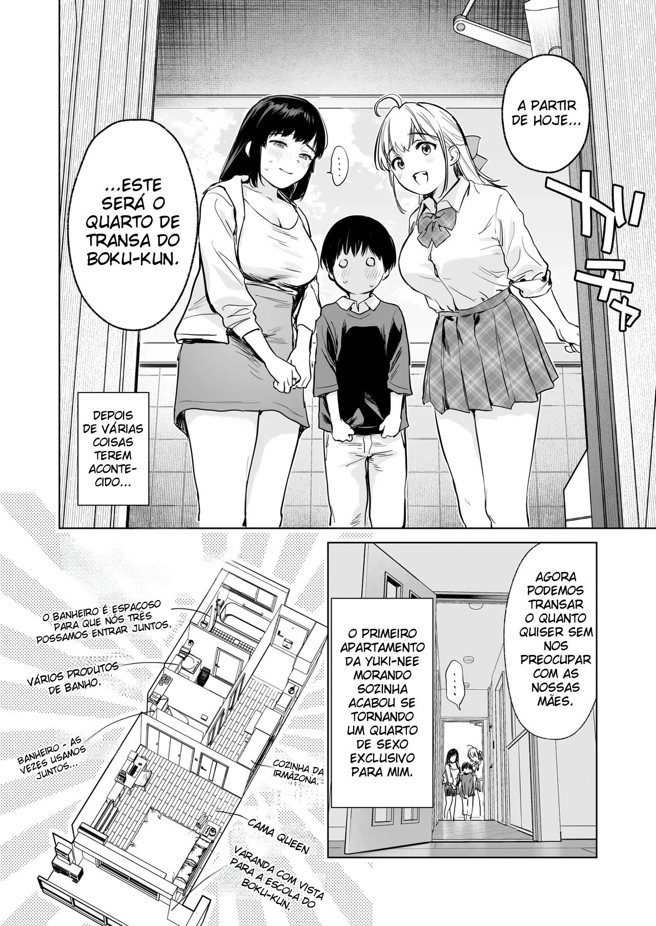 Quarto Secreto de Encontros ~ Consigo Que Minhas Lindas Primas Aluguem Um Quarto de Encontros Exclusivo Para Mim - 4