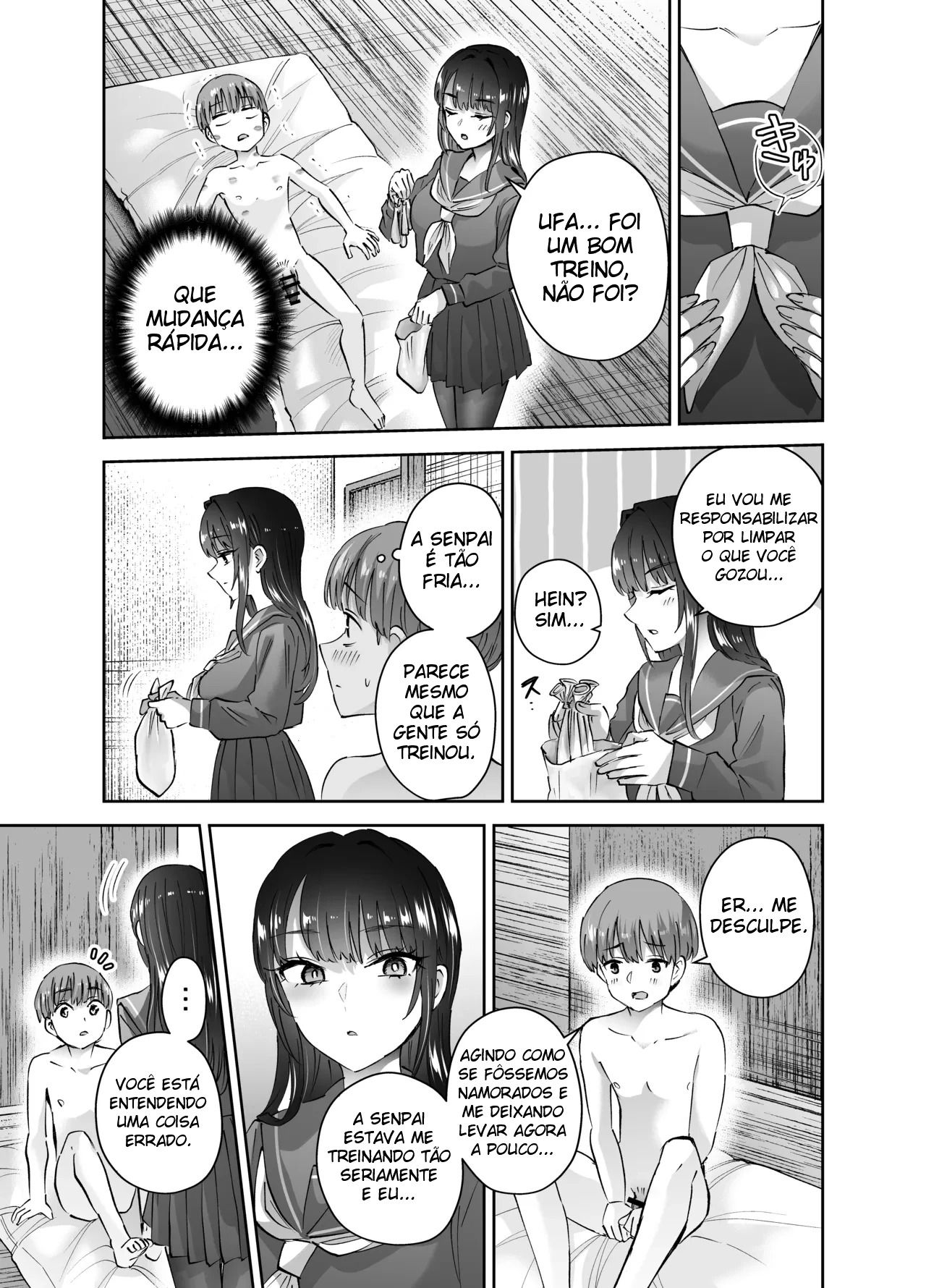 Na Verdade, A Senpai do Clube de Arqueria, Que Finge Ser Certinha, Fica Me Provocando Só Quando Estamos a Sós - 62