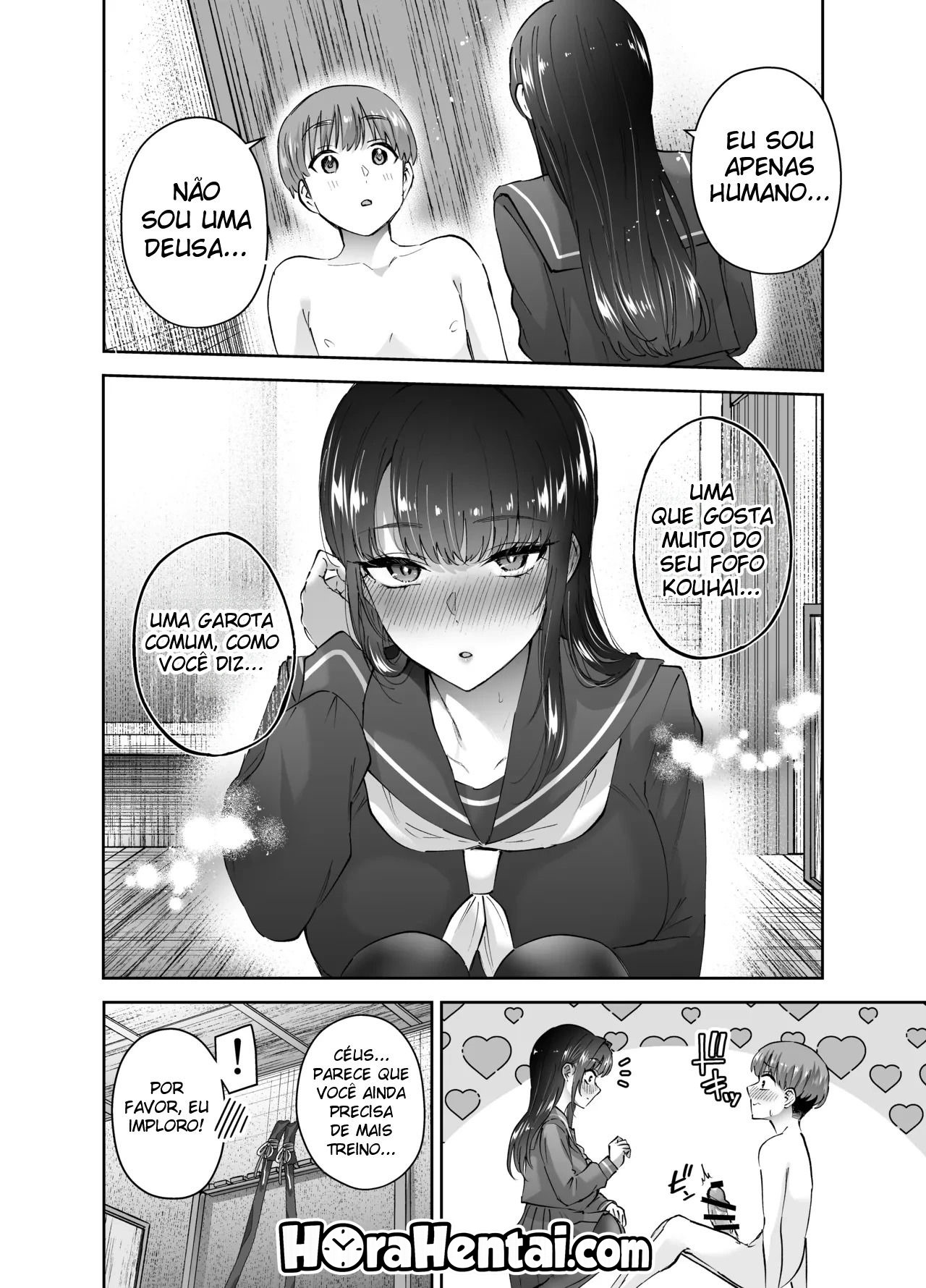 Na Verdade, A Senpai do Clube de Arqueria, Que Finge Ser Certinha, Fica Me Provocando Só Quando Estamos a Sós - 63