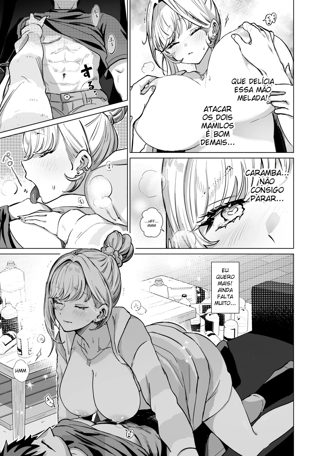 A Gyaru Invasora de Quarto ~ Criando Memórias de Uma Noite de Sexo Com a Irmã Gal do Meu Amigo ~ - 10