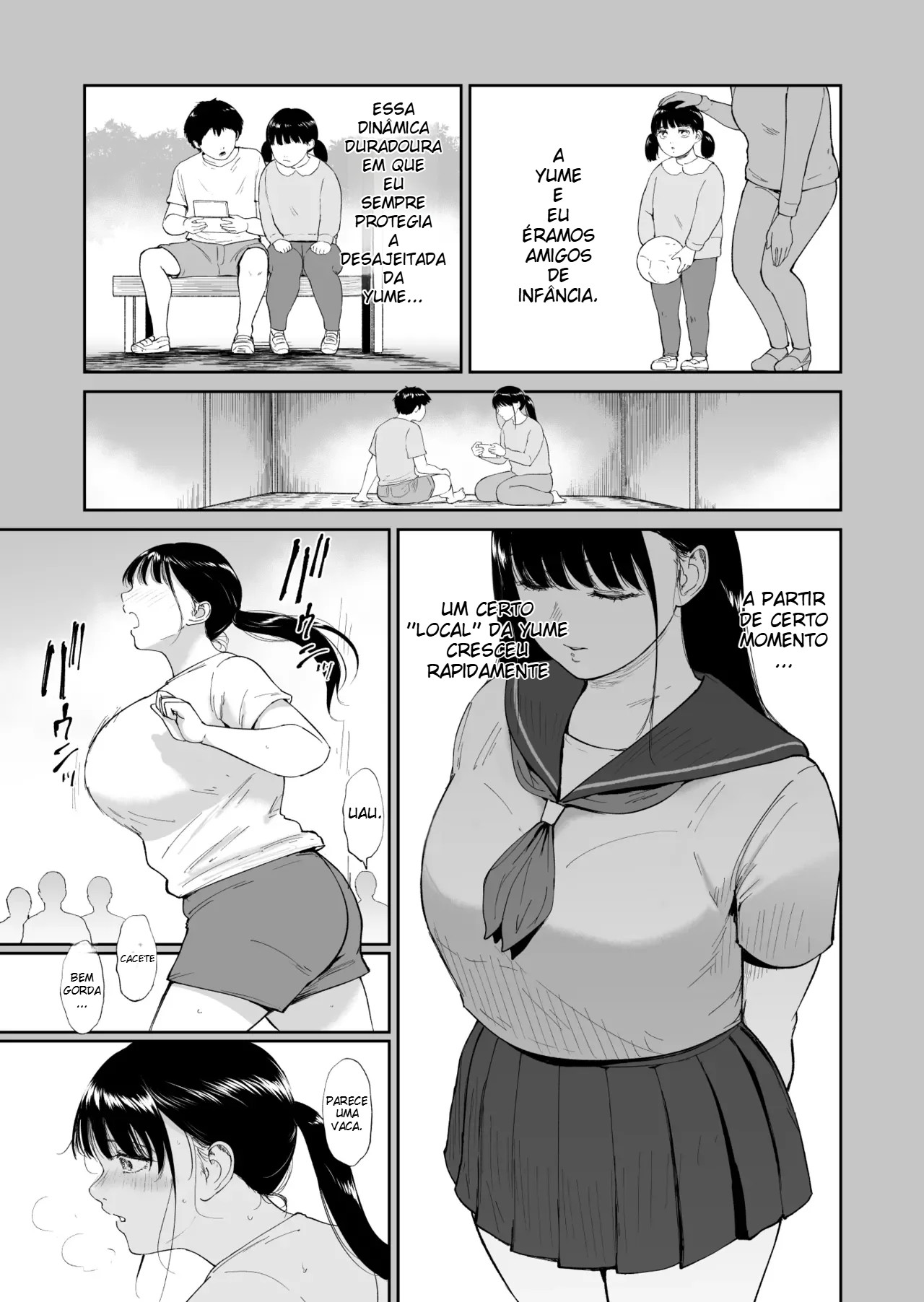 A Vaca Leiteira ~ Férias de Verão Ordenhando Minha Amiga Gordinha E Deprimida ~ - 4